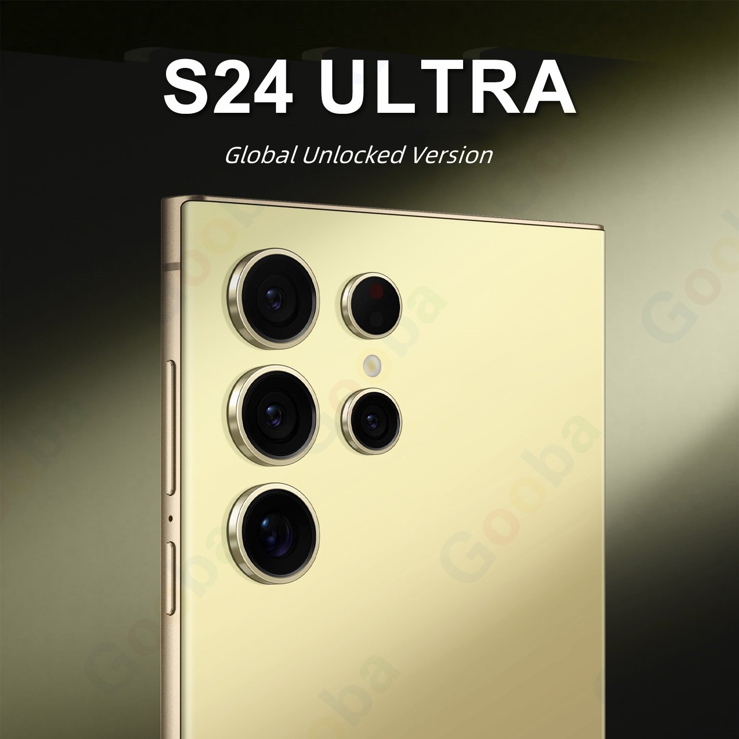 New Design S24 Ultra AI Cell Phone Gooba oem Face Unlock Multi-language 3g&4g AI Android Smartphone support ChatGPT4